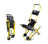 camilla plegable, Camilla de escalera plegable portátil Silla elevación médica, silla evacuación bombero ambulancia con hebillas liberación rápida para