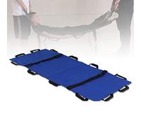 Camilla Plegable - Camilla de Transporte de Emergencia Ox con 12 Asas, Adecuada para hospitales, clínicas, hogares, Deportes - Camilla de Paciente Azul portátil para Primeros Auxilios y...