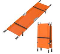 Camilla Plegable de Emergencia: Fabricada en Acero Inoxidable, Resistente, portátil, con Ruedas de Goma, Apta para la extinción de Incendios y Otros usos, diseño Elegante, Disponible en vari