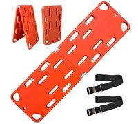 Camilla Plegable De Primeros Auxilios, Rescate Con Tabla Espinal AcuáTica,Capacidad De Peso 159 Kg Con Inmovilizador De Cabeza, CollaríN Y Correas De ArañA,Para Traslado De Pacientes(2-fold)