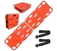 Camilla Plegable De Primeros Auxilios, Rescate Con Tabla Espinal AcuáTica,Capacidad De Peso 159 Kg Con Inmovilizador De Cabeza, CollaríN Y Correas De ArañA,Para Traslado De Pacientes(4-fold)