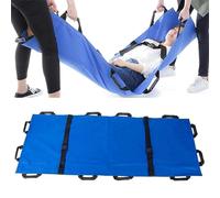 Camilla Plegable, Dispositivo de Transporte doméstico de 12 Asas, Camilla de Espalda Sencilla, Suave y portátil, Adecuada para emergencias, hospitales, clínicas, hogares, estadios y ambulanc