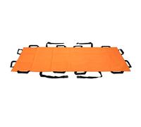 Camilla plegable para el hogar Camilla engrosada 12 manijas Primeros auxilios Camilla familiar suave con bolso, Unidad de transporte portátil suave simple para trabajos de emergencia