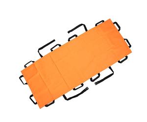 Camilla Plegable para el Hogar, Camilla Plegable de Nailon Duradero, Elástica Portátil para Pacientes para Trabajos de Rescate