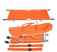 Camilla plegable para emergencias médicas, aleación de aluminio de alta calidad, portátil, de viaje, urgencia, para transporte de pacientes, color verde salvia