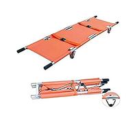 Camilla plegable portátil de aleación de aluminio para primeros auxilios y transporte de pacientes, ideal para hospitales, lugares deportivos y ambulancias