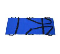 Camilla portátil - Camilla Plegable de Primeros Auxilios Suave y portátil con Bolsa de Almacenamiento, Adecuada para montaña, emergencias y Uso doméstico (Azul, 63 Pulgadas x 27,6 Pulgadas).