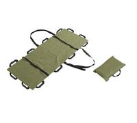 Camilla Portátil De 70x27 Pulgadas (con Correas For Los Hombros), Médica Plegable Bolsa Almacenamiento), Móvil Grande Y For Rescate Emergencia(Green)