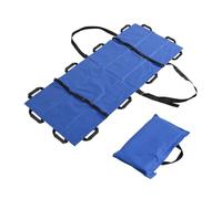 Camilla Portátil De 70x27 Pulgadas (con Correas For Los Hombros), Médica Plegable Bolsa Almacenamiento), Móvil Grande Y For Rescate Emergencia(Blue)