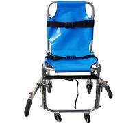 Camilla, Silla de escalera, silla portátil plegable emergencia médica for ambulancia, camilla evacuación bomberos con cinturones seguridad y frenos for personas mayores, discapacitadas