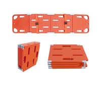 Camilla Tabla Espinal Con Correas para Tabla Dorsal Camilla Tabla Espinal Plegable Fabricada En Material PE Adecuada para El Traslado Seguro Personal Herido 191x47cm