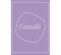 Camilla - Taccuino A4 con Copertina Lilla: Quaderno a righe R1 elegante e sobrio - 100 pagine per scrivere, prendere appunti o fare journaling