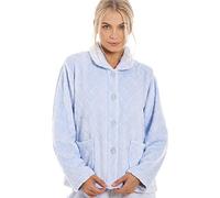 Camille Chaquetas De Cama De Lujo De Botones Suaves Para Mujeres 50-52 Diamond Blue