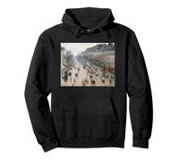 Camille Pissarro Boulevard Montmartre (Paris Street Scene) Sudadera con Capucha