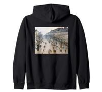 Camille Pissarro Boulevard Montmartre (Paris Street Scene) Sudadera con Capucha