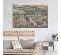 Camille Pissarro Bumper Harvest cuadro sobre lienzo para pared réplicas para sala de estar cuadros modulares para decoración de dormitorio 46x69cm sin marco