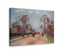 Camille Pissarro - Póster de The Avenue, Sydenham para dormitorio, decoración de lienzo deportivo, paisaje, oficina, habitación, marco de regalo, 30,5 x 45,7 cm