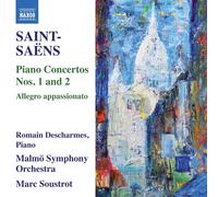 Romain Descharmes – Saint‑Saëns: Conciertos para piano nº 1 y 2, Vol. 1 – CD – Naxos