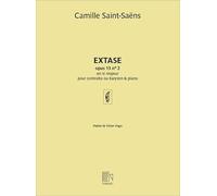 Camille Saint-Saëns-Extase, pour contralto ou baryton & piano-vocal and piano-BOOK