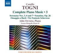 Camillo Togni Camillo Togni: Complete Piano Music - Volum (CD) (Importación USA)