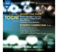 Camillo Togni Camillo Togni: Works for Flute (CD) Album (Importación USA)