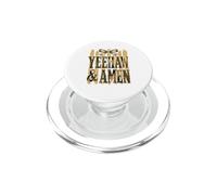 Camina con Jesús Coastal Beach Faith Summer Design PopSockets PopGrip para MagSafe