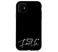 Camina Por Fe Inspiración Cristiana Carcasa para iPhone 11