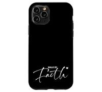 Camina Por Fe Inspiración Cristiana Carcasa para iPhone 11 Pro