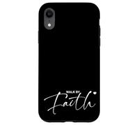 Camina Por Fe Inspiración Cristiana Carcasa para iPhone XR
