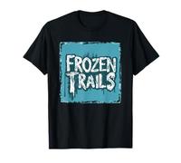 Camina por los senderos congelados con un diseño Fresco de Invierno Camiseta