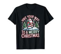 Camina tu camino hacia un diseño de Feliz Navidad Camiseta