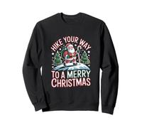 Camina tu camino hacia un diseño de Feliz Navidad Sudadera