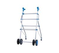 Caminador de aluminio con cuatro ruedas