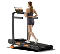 Caminadora plegable UMAY con inclinación del 14%, con manillar, portátil para el hogar, pequeña, capacidad de 300 lb