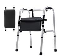 Caminadores para personas mayores Muletas Andador Andador Equipo de entrenamiento de rehabilitación Andador multifunción ligero Ayuda de movilidad ajustable para discapacitados, E Star of Light