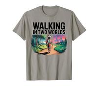 Caminando en Dos Mundos Patrimonio Nativo Camiseta