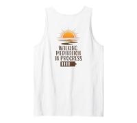 Caminando Meditación En Progreso Sunrise Mindfulness Path Camiseta sin Mangas