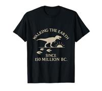 Caminando por la Tierra Desde 150 Millones de a.C. Diseño de Dinosaurios Camiseta