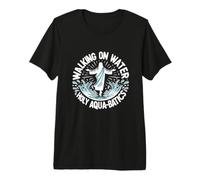 Caminando sobre el Agua Sagrada Aqua-Batics! Funny Jesus Walk Water Camiseta Premium