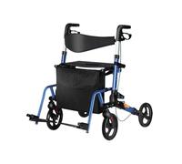 Caminante mayor Andadores verticales for personas mayores, andador con asiento, plegable, reposabrazos acolchados for y adultos