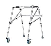 Caminantes para personas mayores Walker para niños con parálisis cerebral, andador estándar ligero y plegable con ruedas y almohadilla antideslizante para los pies andador asistido de altura ajustable