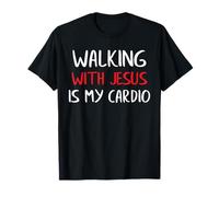 Caminar con Jesús es mi cardio Camiseta