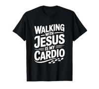 Caminar con Jesús es mi Entrenamiento Cardiovascular Inspirador Camiseta