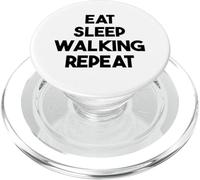 Caminar Divertido - Comer sueño Caminando Repetir PopSockets PopGrip para MagSafe
