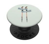 Caminar es la mejor medicina del hombre Hipócrates cita PopSockets PopGrip Adhesivo
