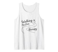 Caminar es mi Terapia Gratuita Camiseta sin Mangas