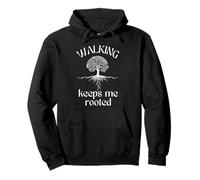 Caminar me mantiene enraizado Árbol espiritual Naturaleza Caminante Sudadera con Capucha