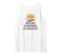 Caminar Meditación En Progreso Camino del Amanecer Yoga Consciente Camiseta sin Mangas