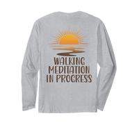 Caminar Meditación En Progreso Camino del Amanecer Yoga Consciente Manga Larga