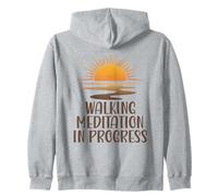 Caminar Meditación En Progreso Camino del Amanecer Yoga Consciente Sudadera con Capucha